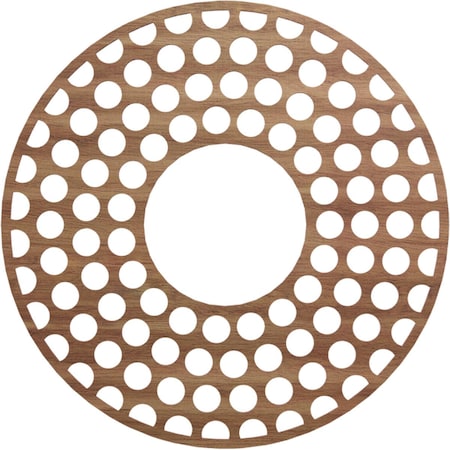 Ekena Millwork Fink Wood Fretwork Pierced Ceiling Medallion, Walnut, 34"OD x 12 3/8"ID x 3/8"T CMWP34X34X0375FFWA